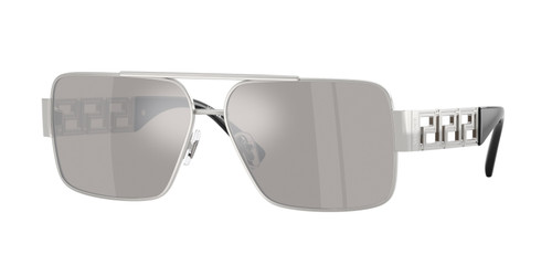 VERSACE VE2290 10016G Silver Grey Mirror Silver Men's 61 mm Sunglasses