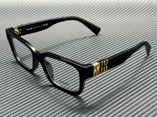 MIU MIU MU 02YV 16K1O1 Black Women's 53 mm Eyeglasses