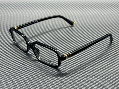 MIU MIU MU 01YV 16K1O1 Black Women's 53 mm Eyeglasses
