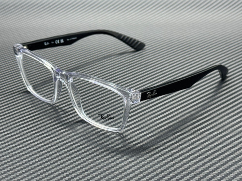 RAY BAN RX7025 5943 Transparent Square 55 mm Unisex Eyeglasses