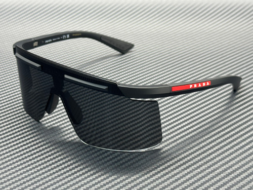 PRADA LINEA ROSSA PS B06S 1BO06F Matte Black Dark Grey Men's 60 mm Sunglasses