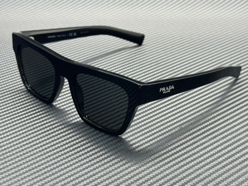 PRADA PR C03S 16K08Z Black Dark Grey Men's 54 mm Sunglasses