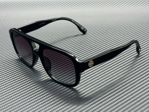 TORY BURCH TY7224U 170973 Black Grey Gradient Violet Women's 55 mm Sunglasses