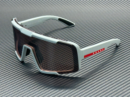 PRADA LINEA ROSSA PS B07S 25H80U Matte Grey Purple Mirror Men's 70 mm Sunglasses