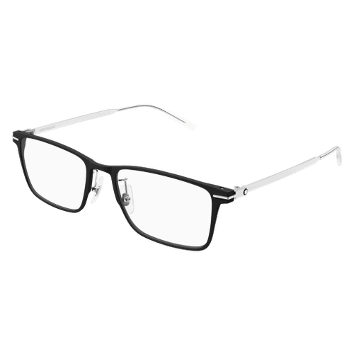 MONT BLANC MB0396ON 007 Black Gold Men's 54 mm Eyeglasses