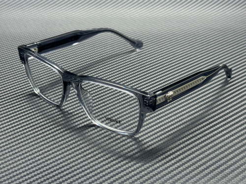 VERSACE VE3390U 5432 Grey Transparent Men's 56 mm Eyeglasses