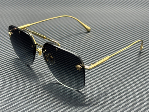 VERSACE VE2296 100284 Gold Grey Gradient Women's 60 mm Sunglasses