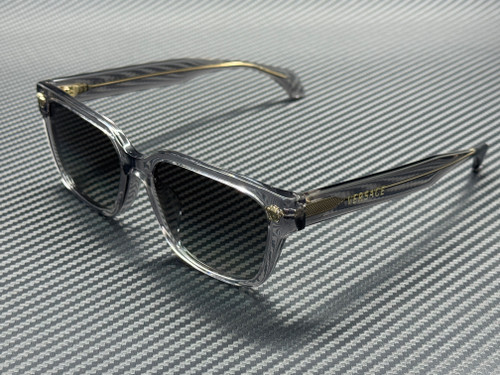 VERSACE VE4513D 593 11 Transparent Grey Gradient Men's 56 mm Sunglasses