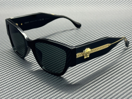 VERSACE VE4509U GB1 87 Black Dark Grey Women's 55 mm Sunglasses