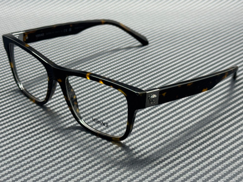 VERSACE VE3380 5528 Brown Tortoise Men's 56 mm Eyeglasses