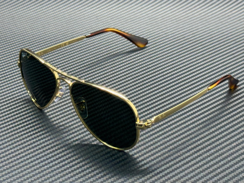RAY BAN RB3925 001 58 Arista Gold Green Polarized Unisex 58 mm Sunglasses