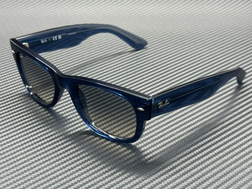 RAY BAN RB0832S 684532 Transparent Blue Grey Gradient Unisex 55 mm Sunglasses