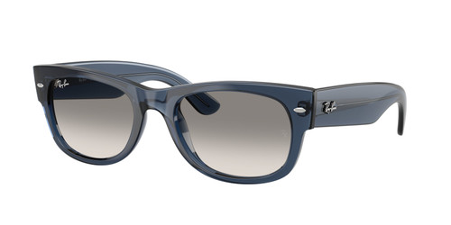 RAY BAN RB0832S 684532 Transparent Blue Grey Gradient Unisex 55 mm Sunglasses