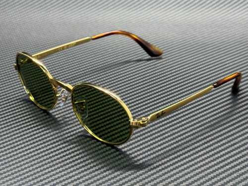 RAY BAN RB3931 001 4E Arista Gold Green Unisex 54 mm Sunglasses