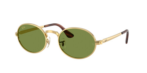 RAY BAN RB3931 001 4E Arista Gold Green Unisex 54 mm Sunglasses