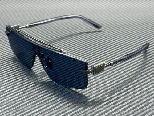 DOLCE & GABBANA DG2335 04 80 Gunmetal Solid Blue Men's 70 mm Sunglasses