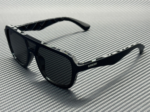 BURBERRY BE4474U 300187 Black Dark Grey 62 mm Men's Sunglasses