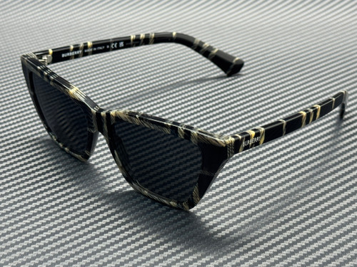 BURBERRY BE4468 419987 Check Gray Dark Grey Women's 54 mm Sunglasses