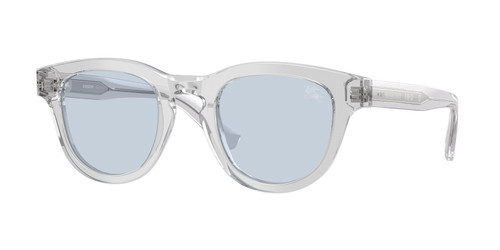 BURBERRY BE4477 421072 Grey Transparent Azure Blue Men's 48 mm Sunglasses