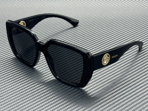 BURBERRY BE4471 300187 Black Dark Grey Women's 54 mm Sunglasses