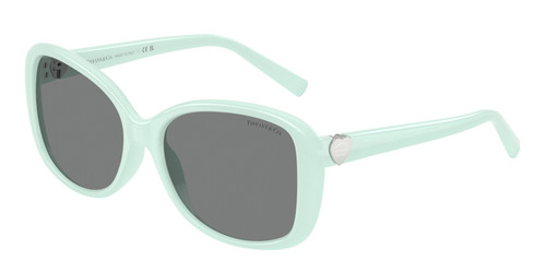 TIFFANY TF4257U 845087 Tiffany Blue Dark Grey Women's 56 mm Sunglasses