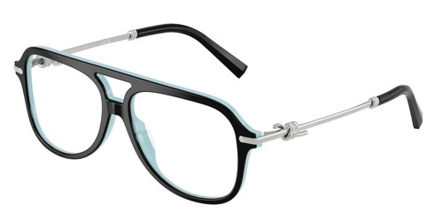 TIFFANY TF2283 8055 Black Silver Women's 56 mm Eyeglasses