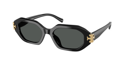TORY BURCH TY7234U 170987 Black Dark Grey Women's 51 mm Sunglasses