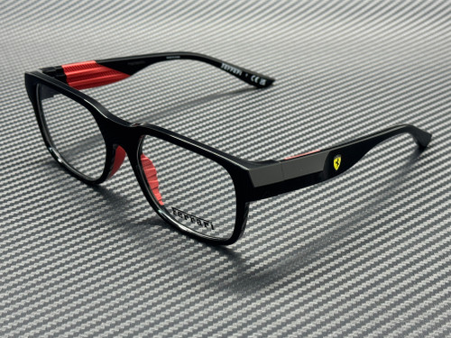 FERRARI FZ8030U 501 Shiny Black Men's 57 mm Eyeglasses