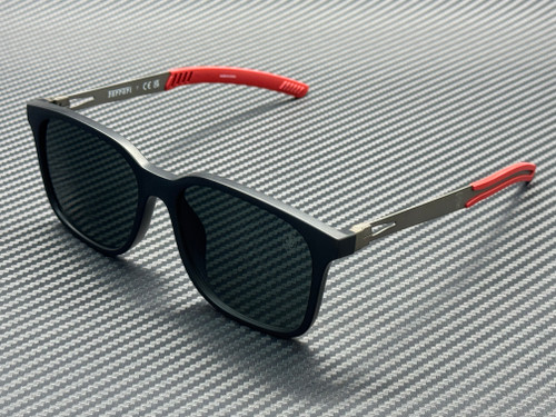 FERRARI FZ6025D 504 87 Matte Black Dark Grey Men's 57 mm Sunglasses