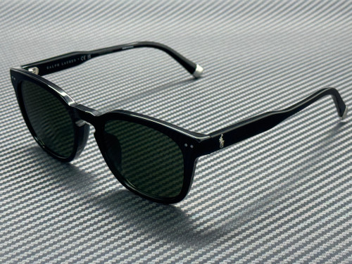 POLO RALPH LAUREN PH4242U 500171 Shiny Black Dark Green Men's 52 mm Sunglasses