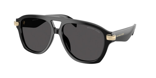 MICHAEL KORS MK2277U 300587 Black Grey Women's 56 mm Sunglasses