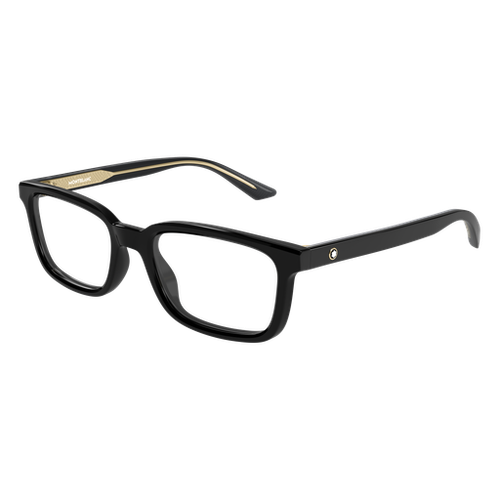 MONT BLANC MB0458OL 001 Black Men's Extra Large 55 mm Eyeglasses
