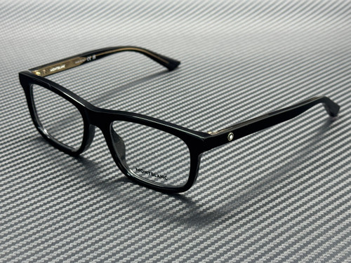 MONT BLANC MB0457O 006 Black Men's Medium 57 mm Eyeglasses