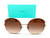 TIFFANY TF3071 60213B Pale Gold Women's Round Sunglasses 57-18