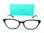 Tiffany TF2177 8055 Black Blue Women Square Demo Lens Eyeglasses Frame 54-17