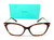 Tiffany TF2194 8002 Havana Gold Women Square Demo Lens Eyeglasses Frame 52-16