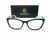 Versace VE3255 GB1 Black Gold Demo Lens Women Cat Eye Eyeglasses 54-17