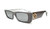 GUCCI GG0516S 002 Square Grey White Grey Silver 52 mm Women's Sunglasses