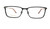 GUCCI GG0760OA 001 Rectangle Ruthenium Demo Lens Men's Metal Eyeglasses 57 mm