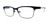 GUCCI GG0494OJ 003 Blue Square Rectangle Unisex Titanium Eyeglasses Frame 56 mm