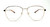 GUCCI GG0577OA 001 Round Oval Black Gold Demo Lens Men's Eyeglasses 57 mm