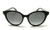 GUCCI GG0702SK 001 Round Oval Black Grey Women's Sunglasses 54 mm
