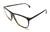 GUCCI GG0554O 002 Rectangular Square Havana Dark 55 mm Men's Eyeglasses