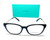 Tiffany TF2177 8266 Dark Blue Women Square Demo Lens Eyeglasses Frame 54-17