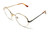 Gucci GG0581O 005 Round Oval Gold Unisex Eyeglasses Frame 50 mm