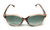 GUCCI GG0461SA 005 Square Havana Green Women's Sunglasses 55 mm