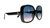 GUCCI GG0714SA 002 Square Black Blue Gradient Women's Sunglasses 56mm