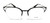 Prada PR 64UV M4Y1O1 Black Women's Authentic Eyeglasses Frame 53mm