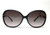 GUCCI GG0076S 002 Round Oval Black Grey Women's Sunglasses 60 mm