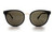 GUCCI GG0850SK 001 Round Oval Black Grey Women's Sunglasses 56 mm